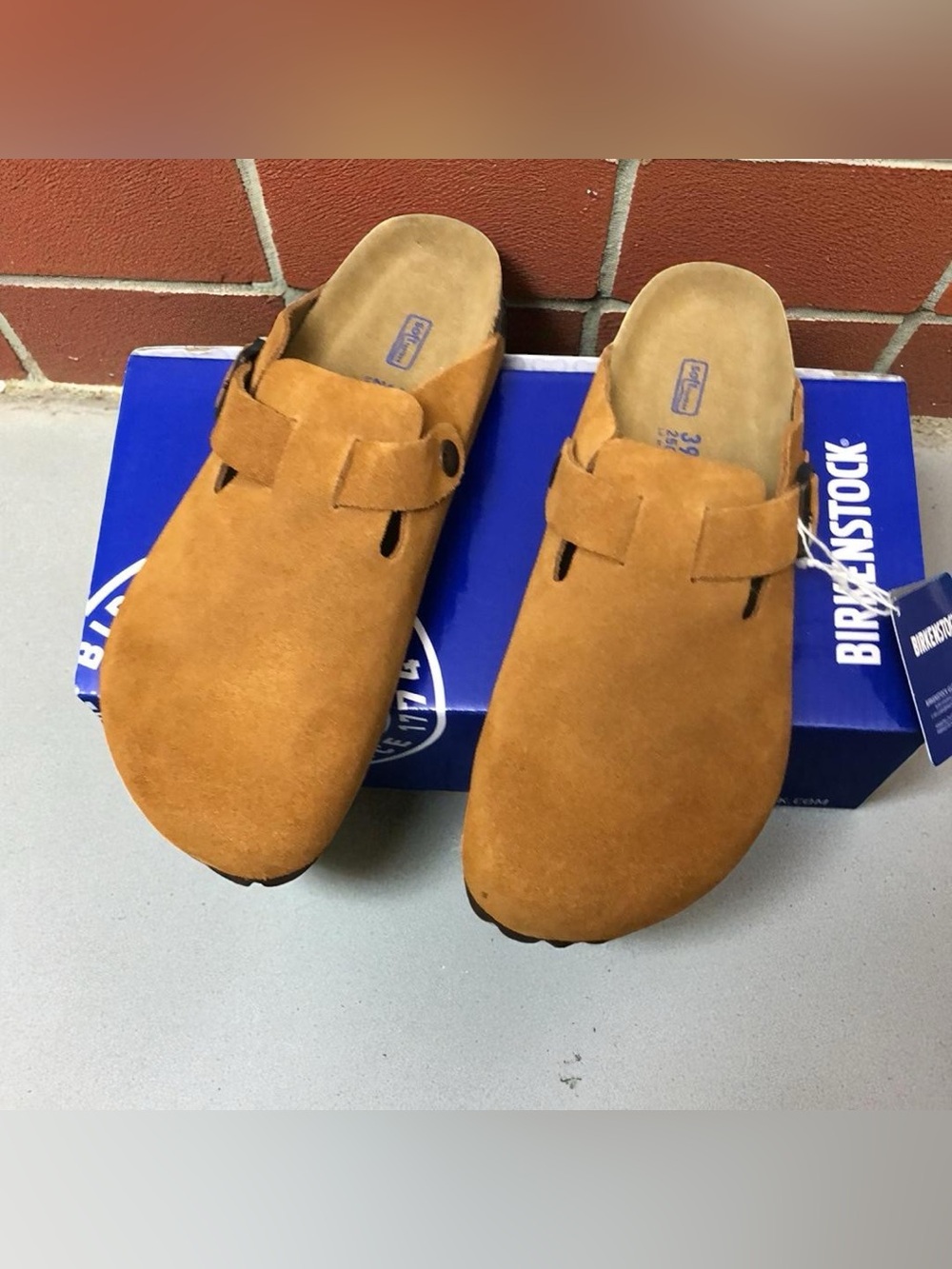 💖Birkenstock Suede Narrow Clog Mule in Mink